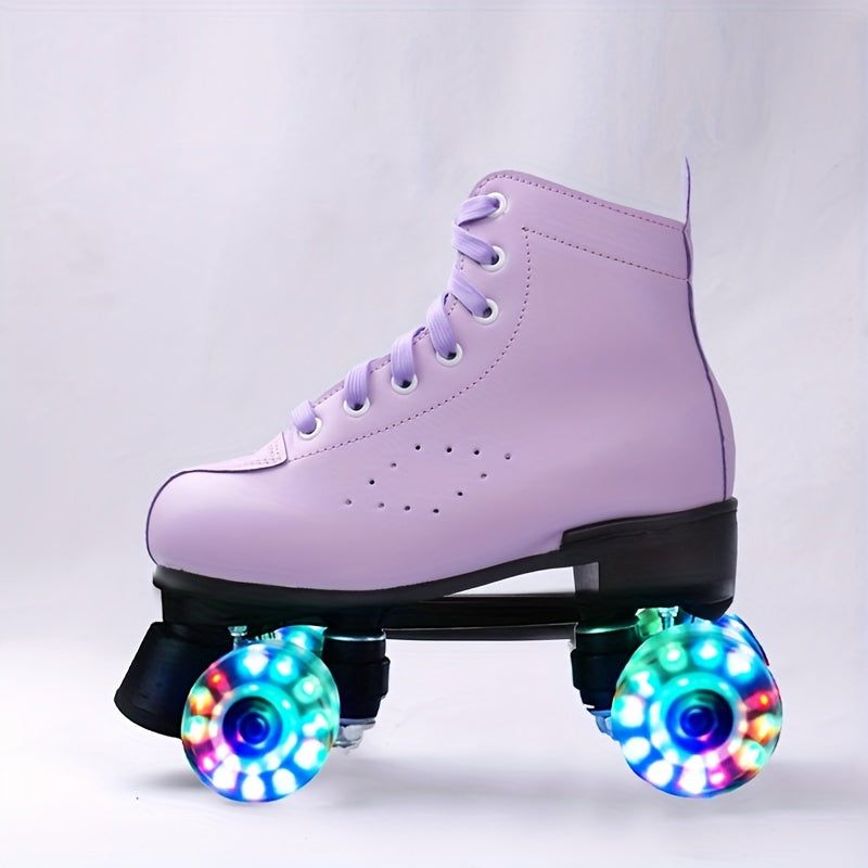 ShineSkates trendy LED rollerskates – stijlvolle en comfortabele rolschoenen met lichtgevende wielen, perfect voor meisjes en tieners voor buitenplezier en avondactiviteiten.