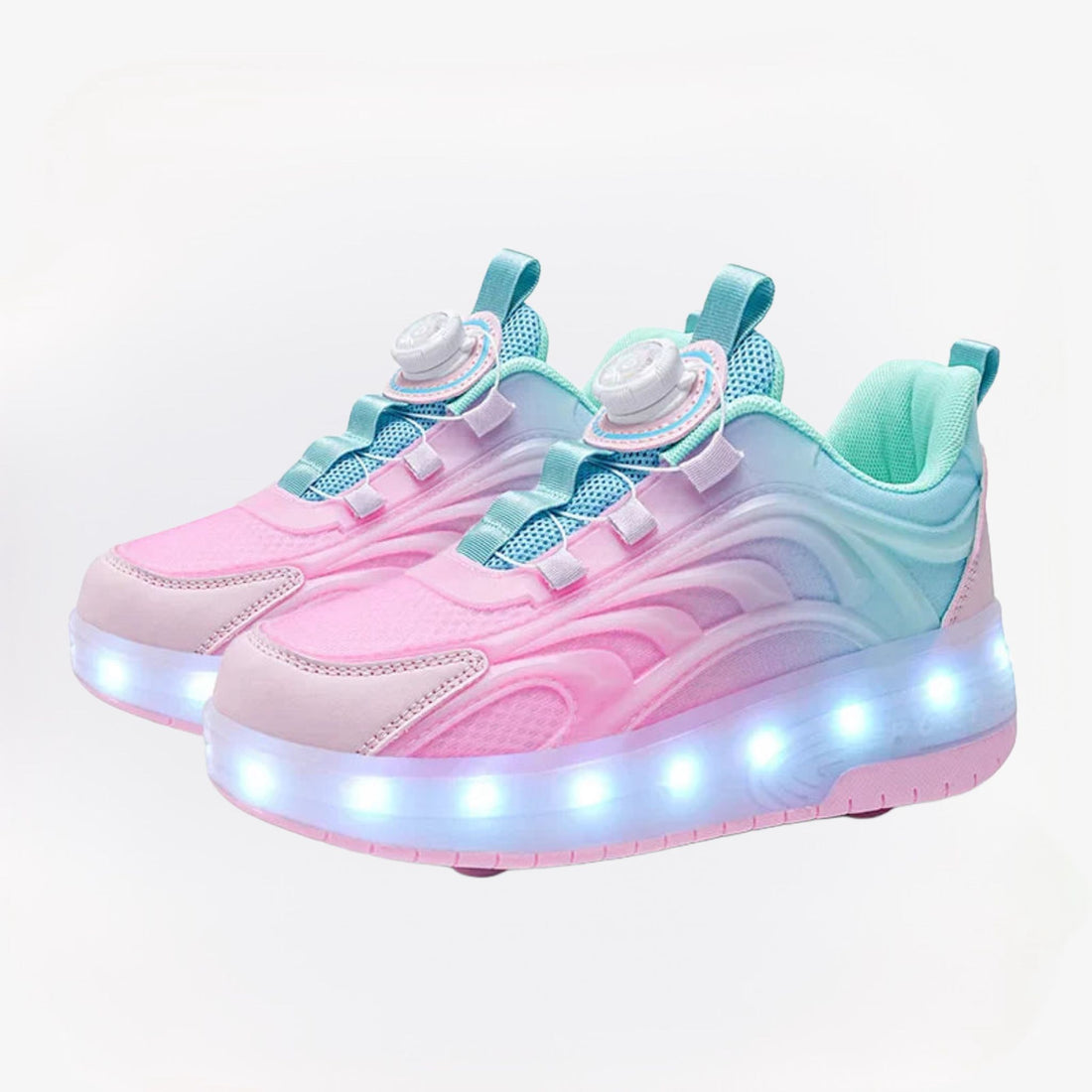 LED licht rolschaats schoenen – verlichte USB sneakers voor kinderen, comfortabel en veilig met kleurrijk design, ideaal voor plezier en buitenactiviteiten.