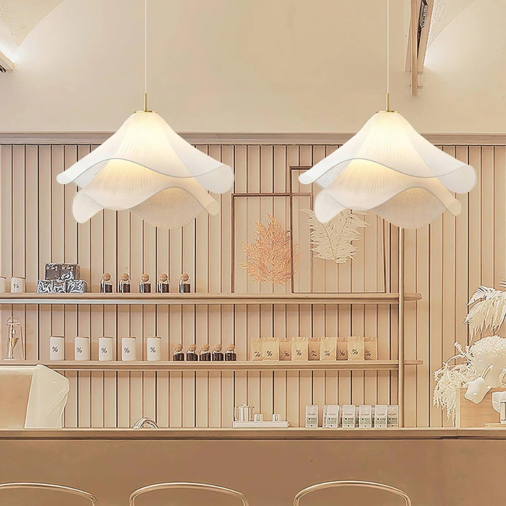 SerenityGlow luxe designlamp met modern en elegant ontwerp – sfeervolle verlichting die stijl en warmte toevoegt aan elke kamer.