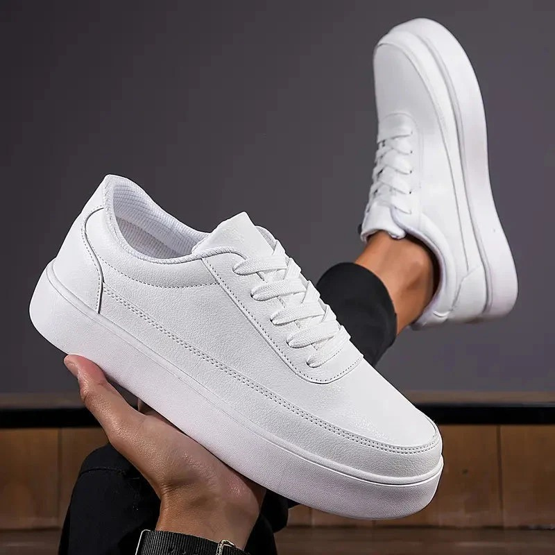 Nexon witte orthopedische sneakers voor heren – ademende materialen, ondersteunende zool en comfortabele pasvorm voor dagelijks gebruik.