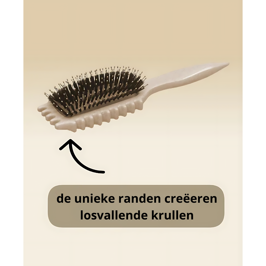KrulFix kruldefinieer borstel – voor perfect gedefinieerde krullen met een natuurlijk volume. Nu 1+1 gratis voor een onweerstaanbare look.