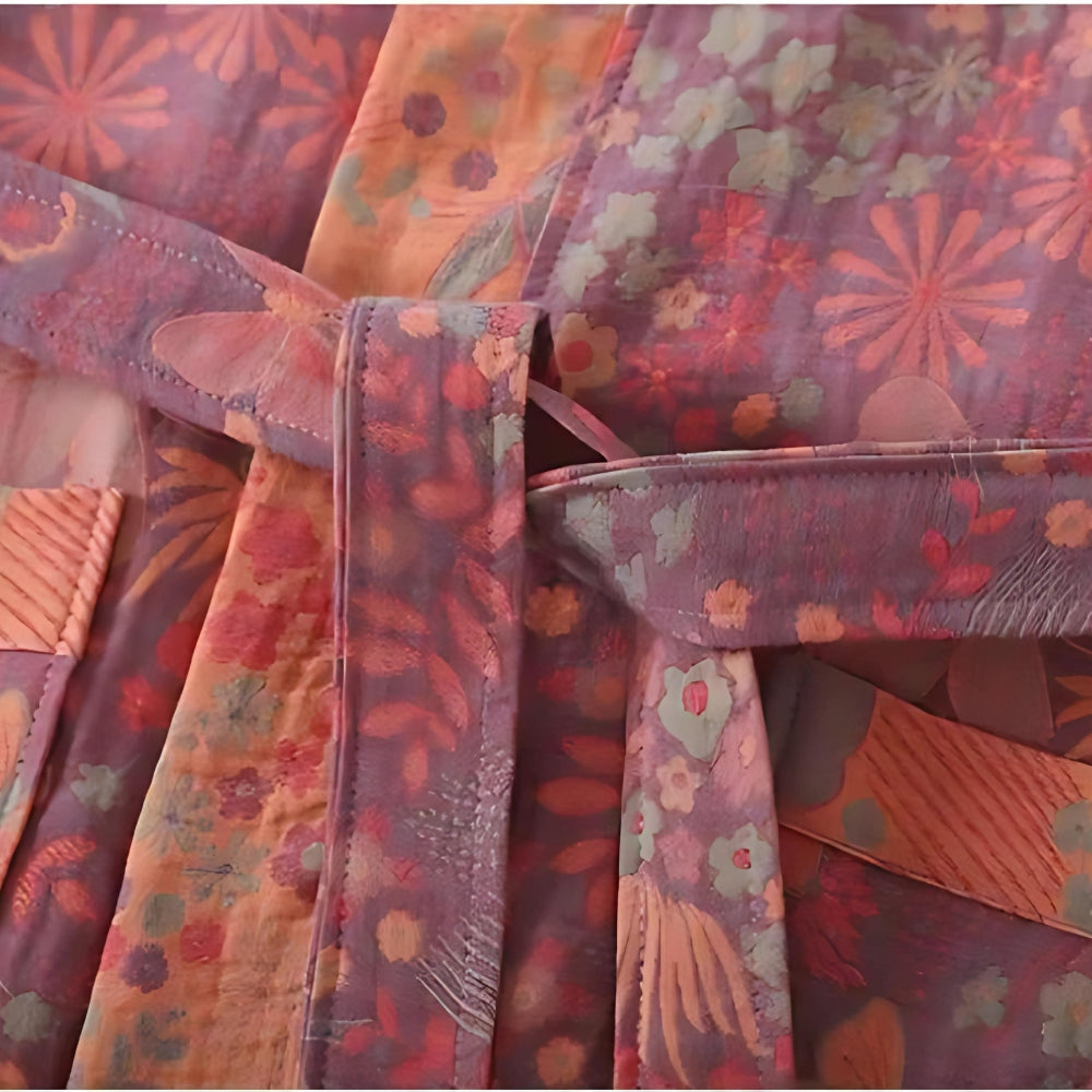 Luvira luxe katoenen badjas in diverse kleuren – zachte, hoogwaardige stof, comfortabele pasvorm en elegant ontwerp voor ontspanning en comfort thuis.