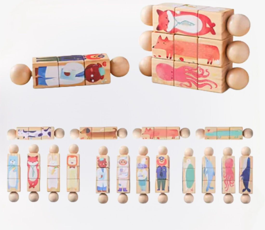 TinyTwist draai & leer puzzel voor kleuters – kleurrijk en duurzaam speelgoed dat logisch denken, fijne motoriek en probleemoplossend vermogen stimuleert.