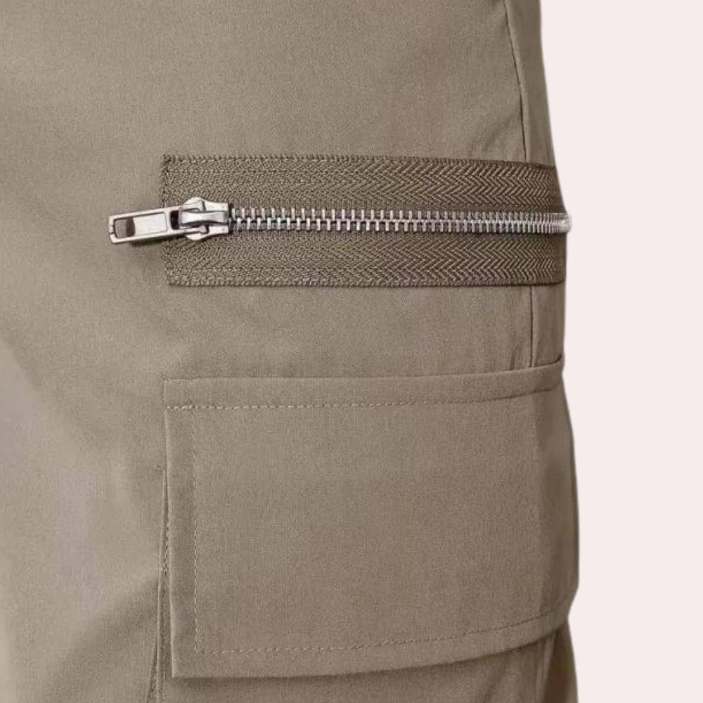 Trendy heren cargobroek – moderne pasvorm met functionele zakken en duurzame stof voor een stoere, casual look