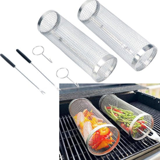RollingGrill – Draagbare en veelzijdige barbecue, ideaal voor buiten koken. Makkelijk te vervoeren en snel in gebruik, perfect voor smaakvolle grillavonden.