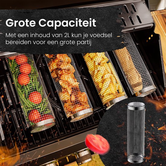RollingGrill – Draagbare en veelzijdige barbecue, ideaal voor buiten koken. Makkelijk te vervoeren en snel in gebruik, perfect voor smaakvolle grillavonden.