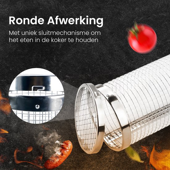 RollingGrill – Draagbare en veelzijdige barbecue, ideaal voor buiten koken. Makkelijk te vervoeren en snel in gebruik, perfect voor smaakvolle grillavonden.