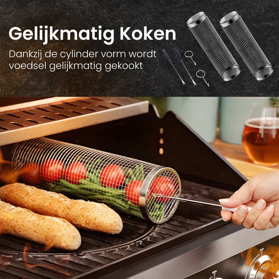 RollingGrill – Draagbare en veelzijdige barbecue, ideaal voor buiten koken. Makkelijk te vervoeren en snel in gebruik, perfect voor smaakvolle grillavonden.