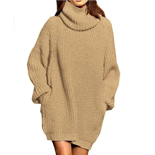 Oversized gebreide coltrui Anastasia – Stijlvolle en warme trui met lange mouwen, gemaakt van zacht en comfortabel materiaal voor een trendy look.