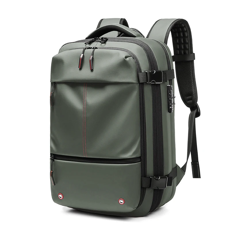 Voyager - Reisrugzak 60L – lichtgewicht en waterdichte rugzak met TSA-cijferslot, ruime inhoud en comfortabele pasvorm, ideaal voor reizen en avontuurlijke trips.