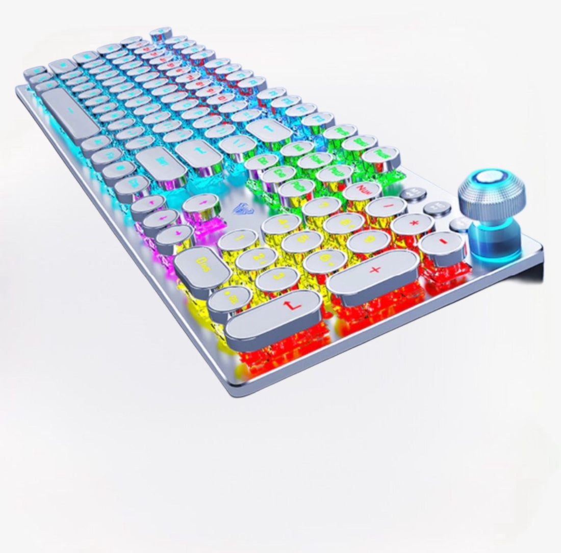 NeoKey mechanisch gaming toetsenbord met RGB-verlichting – duurzame toetsen, comfortabele aanslag en stijlvol ontwerp voor gamers.
