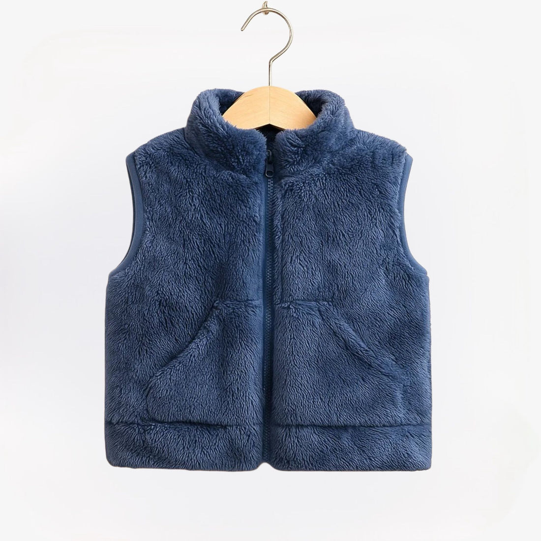 LittleComfy kinder vest met verdikte fleecevoering – warme, zachte stof, comfortabele pasvorm en perfect voor knusse en actieve dagen.