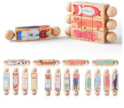 TinyTwist draai & leer puzzel voor kleuters – kleurrijk en duurzaam speelgoed dat logisch denken, fijne motoriek en probleemoplossend vermogen stimuleert.