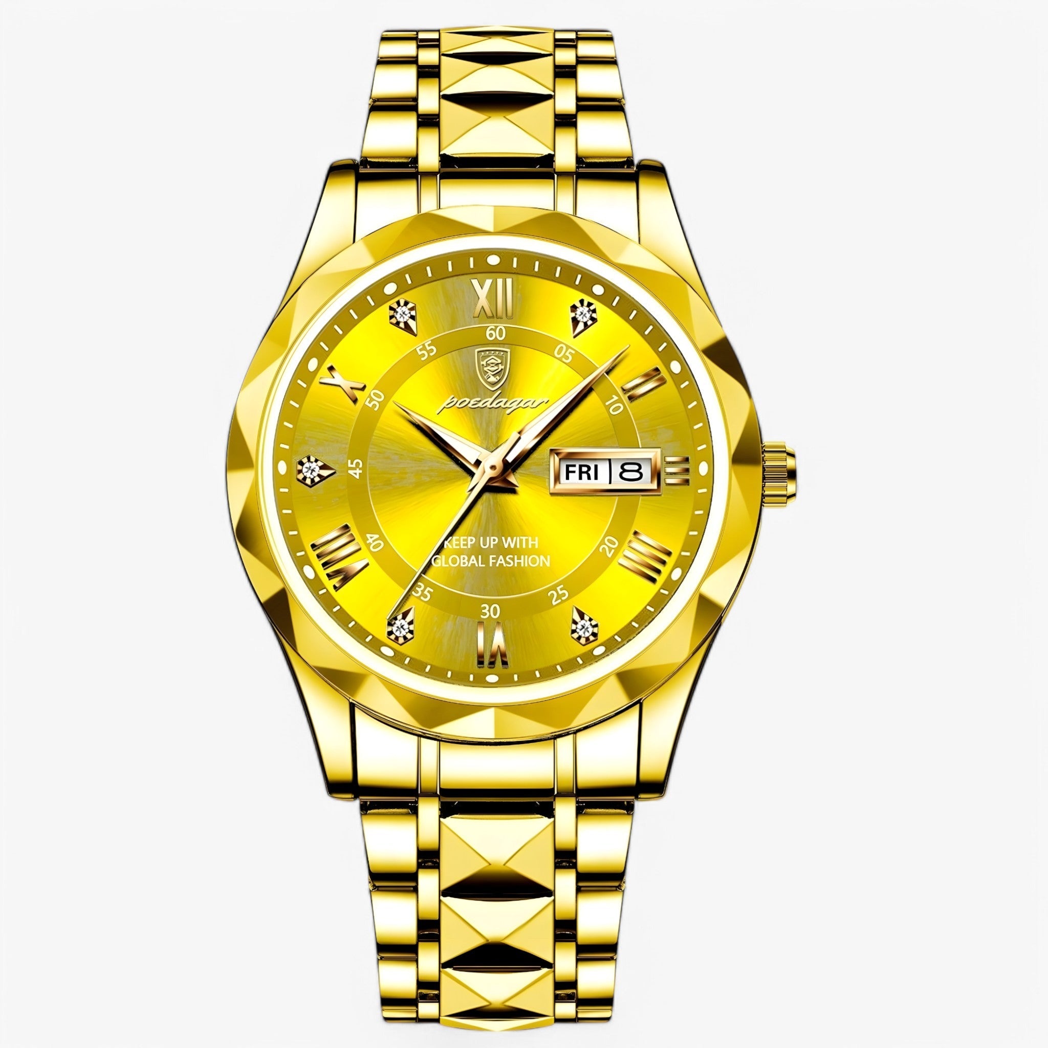 Orion luxe herenhorloge – elegant design met roestvrijstalen band, verfijnd uurwerk en tijdloze uitstraling voor de moderne man.