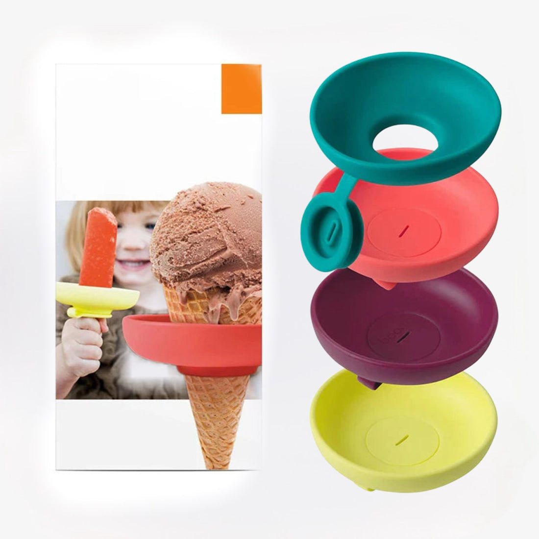 MiniFrost siliconen ijs houder voor kinderen – veilige en duurzame ijsvormpjes, kleurrijk en gemakkelijk te gebruiken voor plezierige en gezonde ijsjes thuis.
