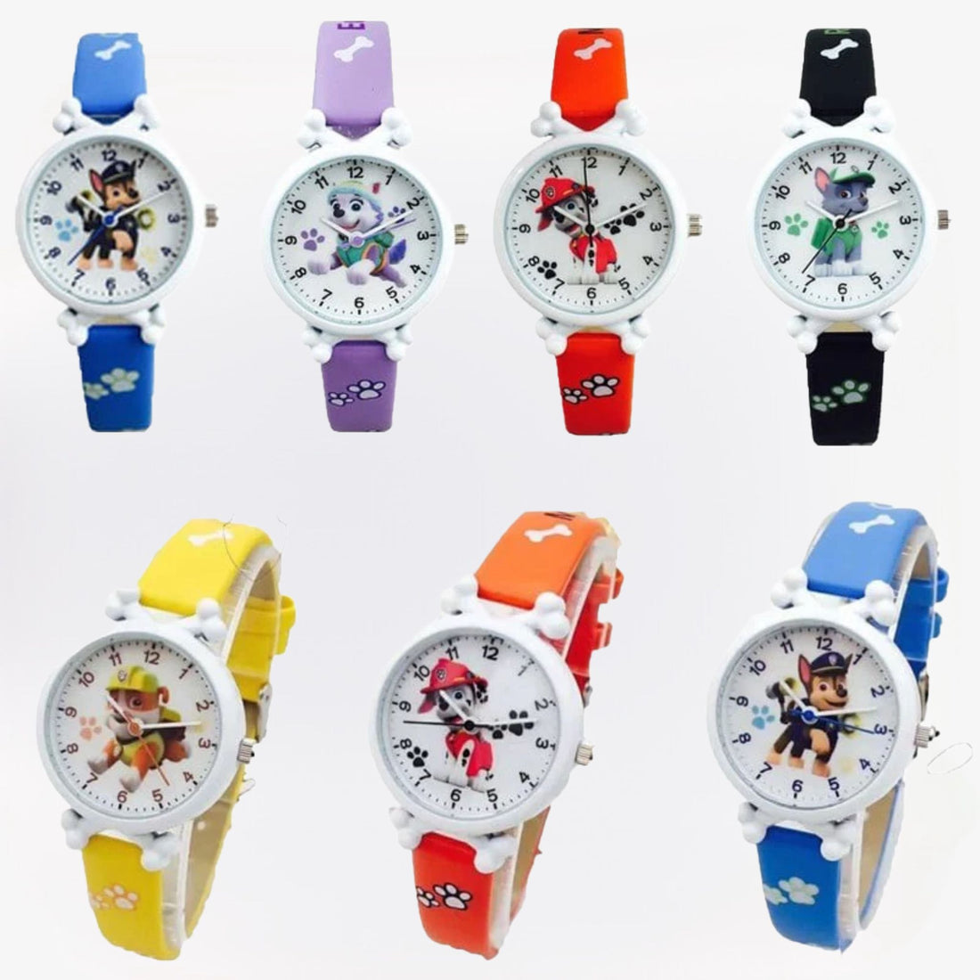 Paw Patrol kinderhorloge met wijzers – kleurrijk en stevig horloge met favoriete helden, ideaal om kloklezen te leren voor jonge kinderen.