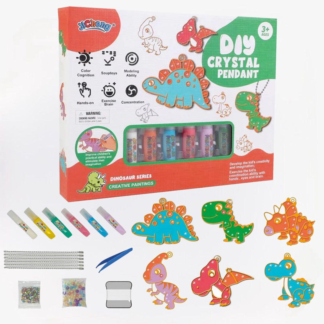 MagicCraft DIY hangerset voor kinderen – creatieve knutselset met veilige materialen, stimuleert fantasie en fijne motoriek.