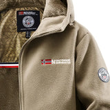 Thermische fleece jas met capuchon voor heren