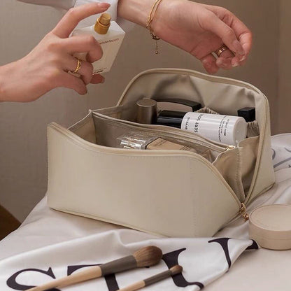 Rose slimme reis-make-up tas – stijlvolle en ruime organizer met grote capaciteit. Handig ontwerp voor overzichtelijke opbergruimte, perfect voor onderweg.