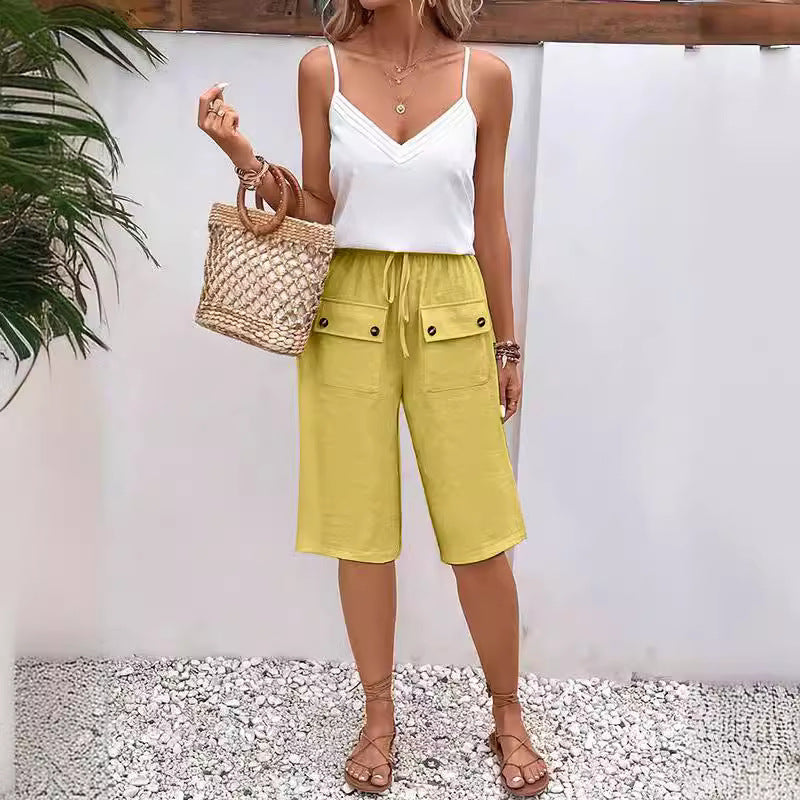 Tweedelige Zomerset met Mouwloze Top en Culotte