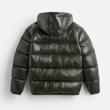 Gewatteerde oversized puffer jas met capuchon