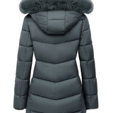 Eline dames winterjas – lange, warme jas met elegante pasvorm, comfortabele voering en ideaal voor koude winterdagen.