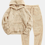 Tweedelige teddy outfit – ultrazachte stof met comfortabele pasvorm, trendy look en ideaal voor casual of lounge wear
