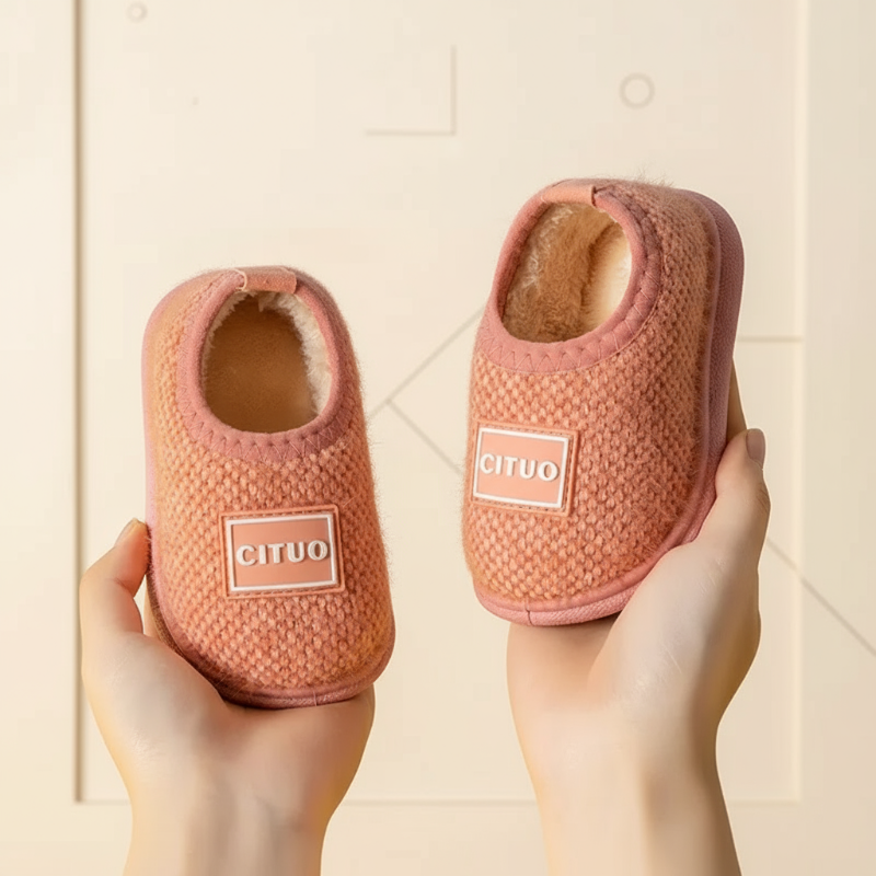 Cituo warme en zachte kinderslofjes – comfortabele en knusse slofjes die de voetjes van kinderen warm houden tijdens koude dagen.