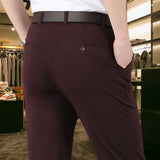 Klassieke heren pantalon van rekbare, ademende stof