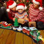 SantaTrain interactieve elektrische kersttrein – feestelijk speelgoed met bewegende trein, licht- en geluidseffecten voor een magische kerstervaring thuis.
