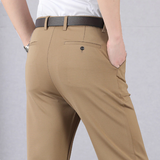 Klassieke stretch broek voor heren met zakken
