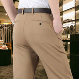 Klassieke heren pantalon van rekbare, ademende stof