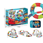 Car Adventure speelset – flexibele en creatieve bouwset voor kinderen, stimuleert fantasie en motorische vaardigheden.