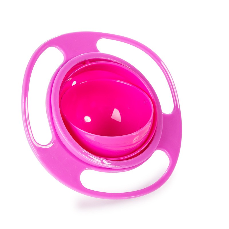 Anti-knoei bakje – 360° draaibare morsbestendige kom, perfect voor baby's en peuters. Voorkomt gemors en maakt zelfstandig eten gemakkelijker.