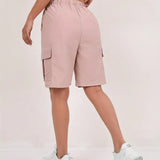 Cargo Bermuda Shorts met Opgestikte Zakken