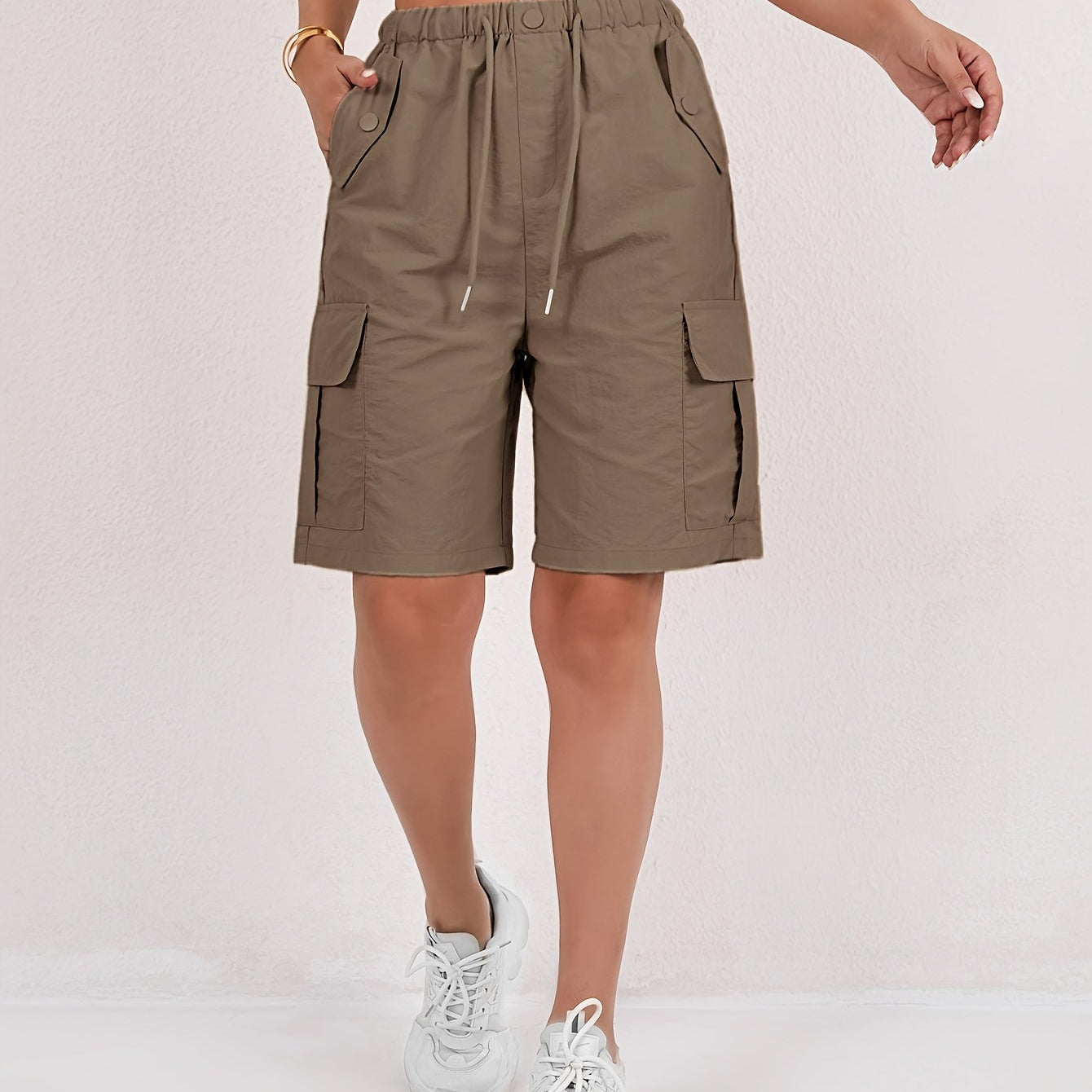 Cargo Bermuda Shorts met Opgestikte Zakken