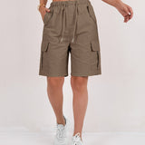 Cargo Bermuda Shorts met Opgestikte Zakken
