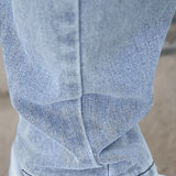 Casual heren denim jeans met losse pasvorm