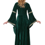 Halloween maxi jurk – prinses kostuum voor dames, lange elegante jurk met sprookjesachtige details, perfect voor verkleedpartijen en Halloweenfeesten.