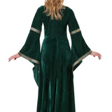 Halloween maxi jurk – prinses kostuum voor dames, lange elegante jurk met sprookjesachtige details, perfect voor verkleedpartijen en Halloweenfeesten.