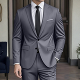 Tweedelig slim fit modern kostuum voor heren