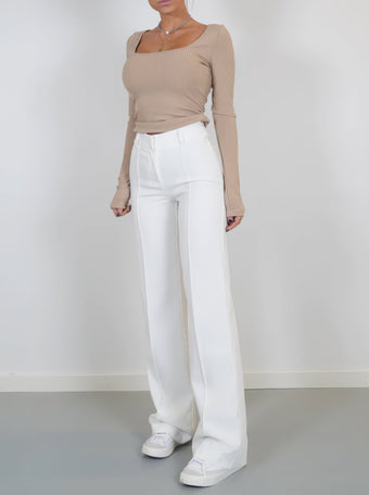 Jill High-Waist Pantalon – Elegante en comfortabele damesbroek met hoge taille, ideaal voor een chique en verfijnde look.