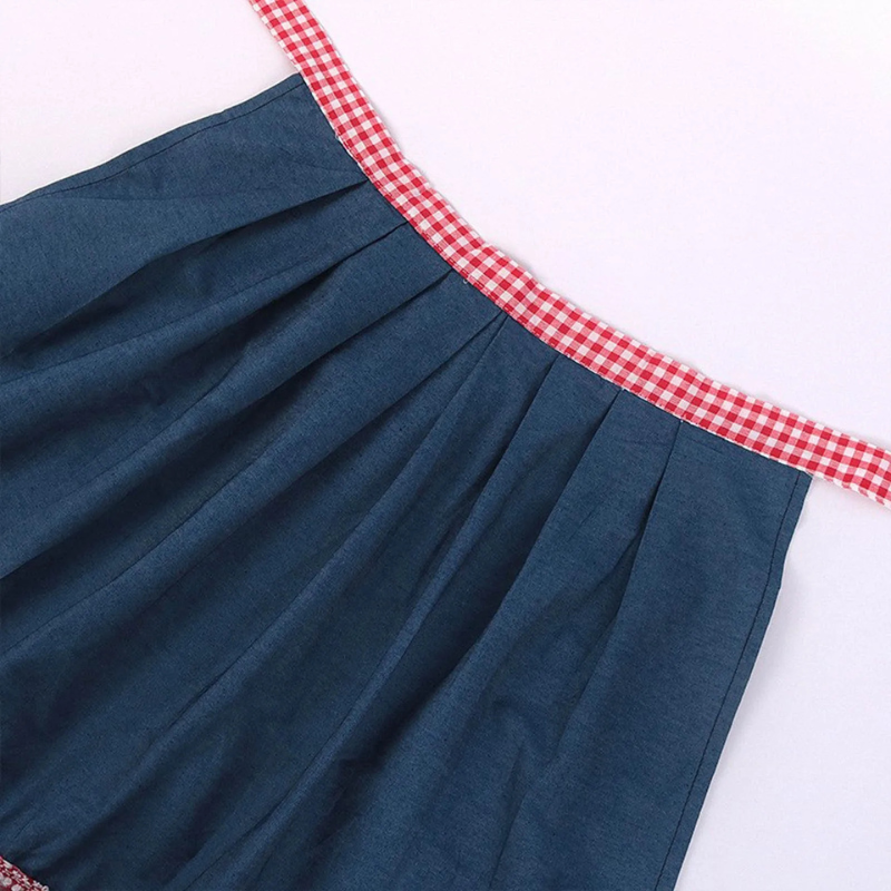 Klassieke Oktoberfest dirndljurk midi – elegante damesjurk met traditioneel ontwerp, flatterende pasvorm en hoogwaardige details, perfect voor bierfeesten en themafeesten.
