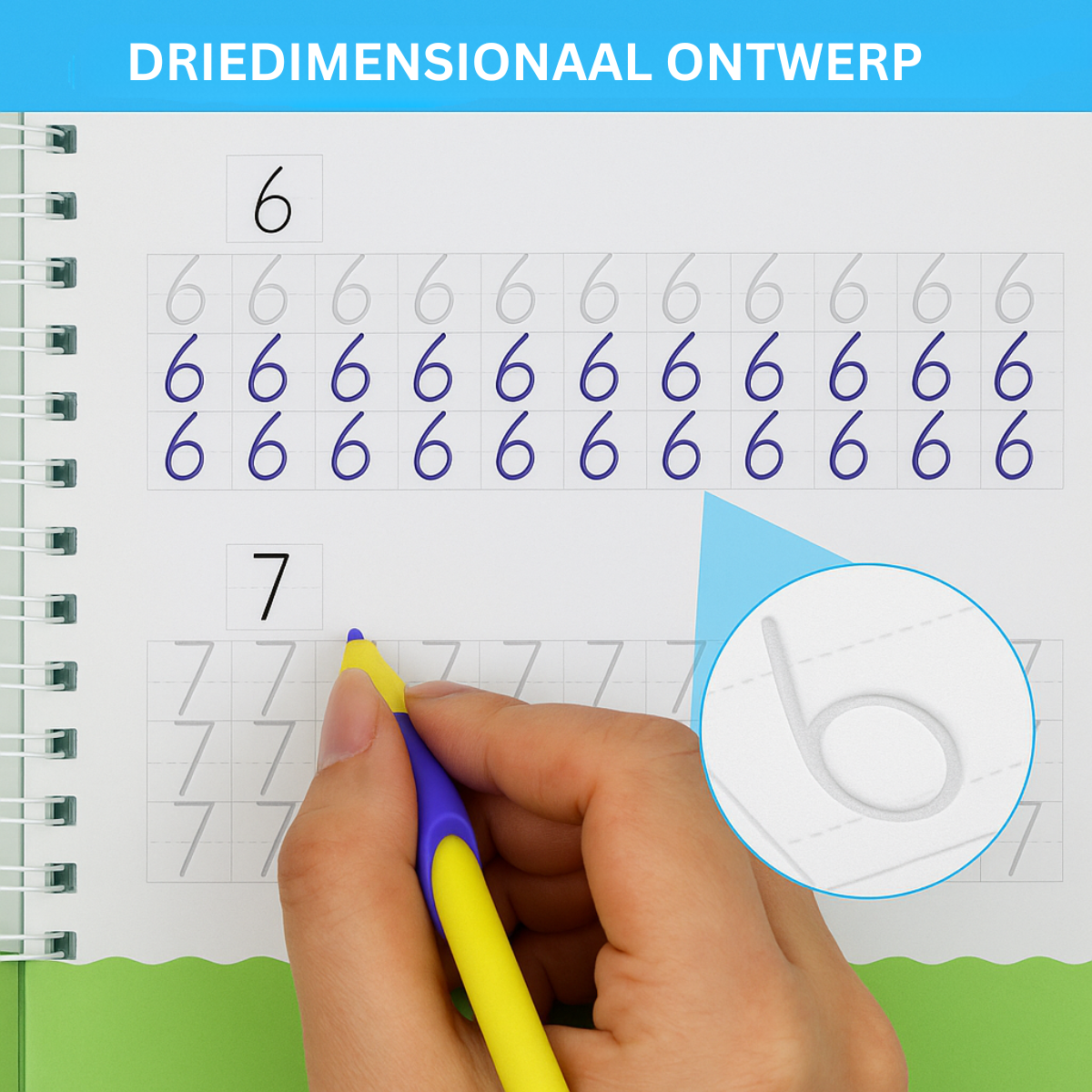 WriteMagic – de eerste kennismaking met schrijven voor kinderen, educatief materiaal dat fijne motoriek en letterherkenning stimuleert.