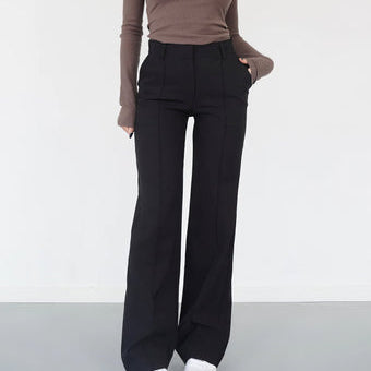 Jill High-Waist Pantalon – Elegante en comfortabele damesbroek met hoge taille, ideaal voor een chique en verfijnde look.