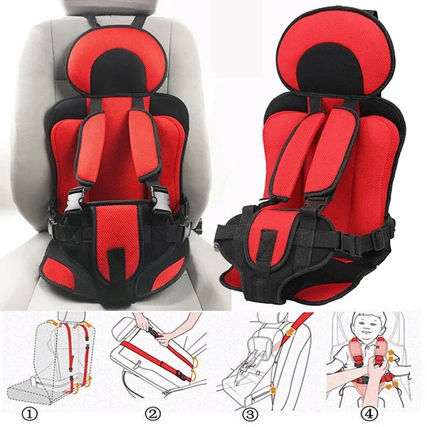 KidSecure Seat – Veilige en comfortabele autostoel voor kinderen met verstelbare gordels en stevige zijkantbescherming, ideaal voor reizen met het gezin.