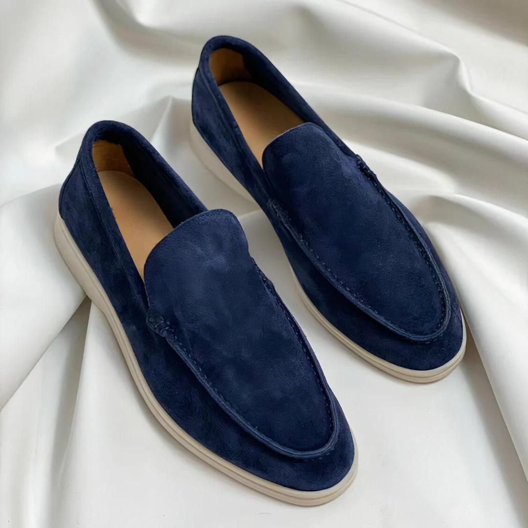 Lucian klassieke leren loafers voor heren – elegante bruine herenschoenen van hoogwaardig leer met comfortabele pasvorm voor casual en formele gelegenheden.
