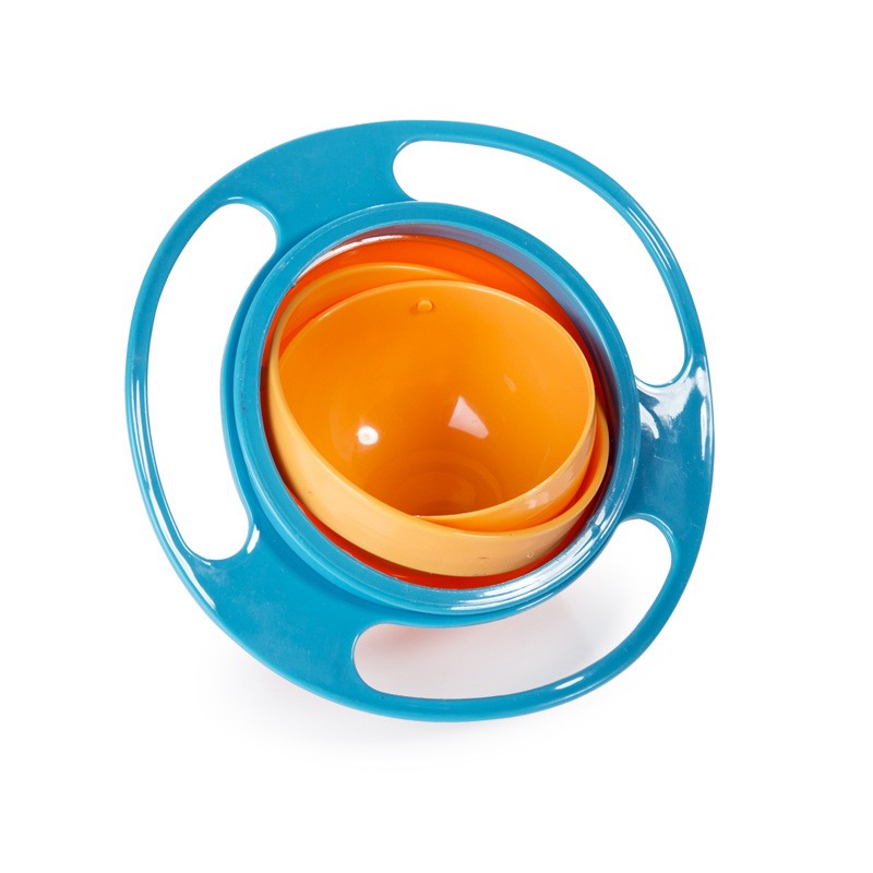 Anti-knoei bakje – 360° draaibare morsbestendige kom, perfect voor baby's en peuters. Voorkomt gemors en maakt zelfstandig eten gemakkelijker.