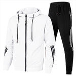 Willem comfortabel trainingspak voor heren – zachte en ademende set met broek en hoodie, ideaal voor sporten, casual wear en actieve vrijetijdsbesteding.