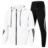 Willem comfortabel trainingspak voor heren – zachte en ademende set met broek en hoodie, ideaal voor sporten, casual wear en actieve vrijetijdsbesteding.